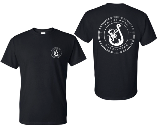 Black Tailchaser Logo Tee