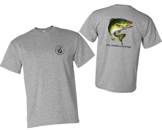 Fish Short Sleeve Tee (gray)