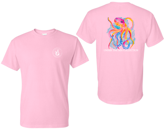 Under the Sea Octopus Short Sleeve Tee