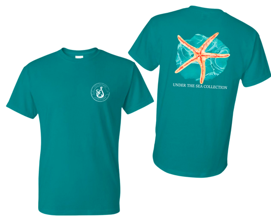 Under the sea star fish Short Sleeve Tee