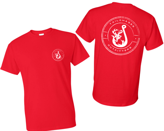 Red Tailchaser Logo Tee