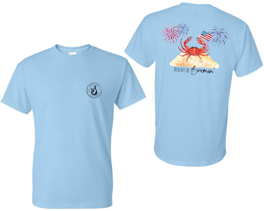 Beaches Be Boomin’ Short Sleeve Tee