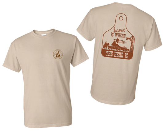 Home is where the herd is Short Sleeve Tee