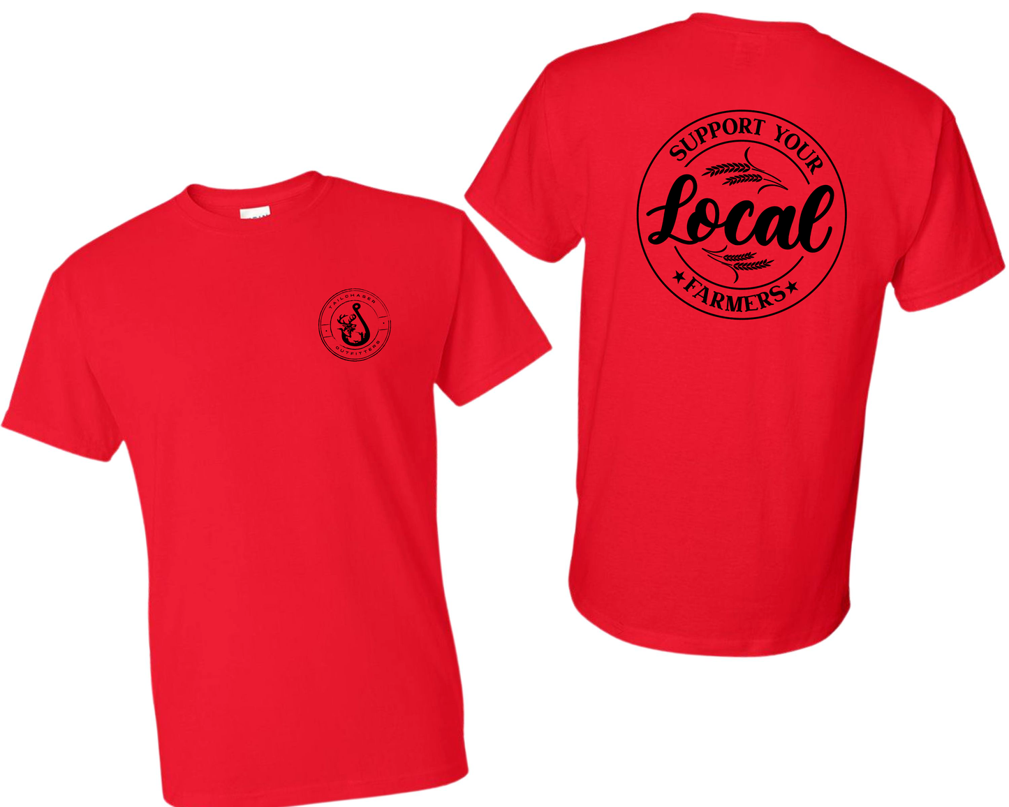 Support Your Local Farmer Short Sleeve Tee