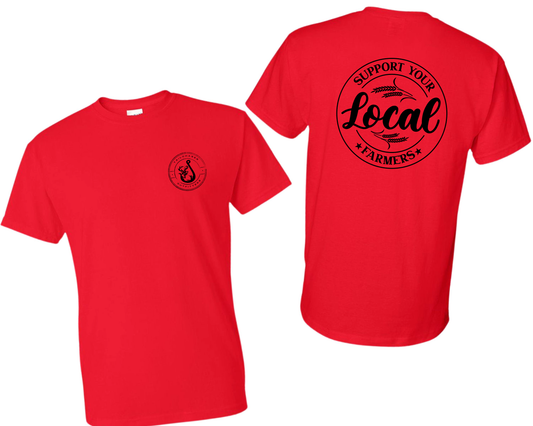 Support Your Local Farmer Short Sleeve Tee